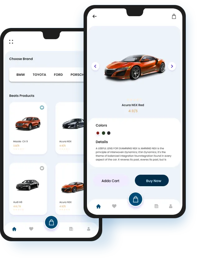 features in car mobile app development
